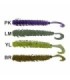 Gluupi Curly vinyle souple 50mm Pack 8 Unités