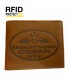 Ocean RFID Wallet Horse Leather Brown 10.5x8.5cm