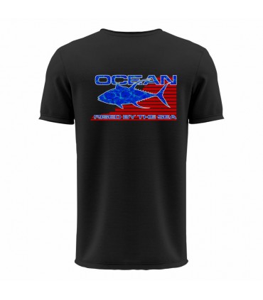 T-shirt Oceano T-shirt Atum Bluered Azul Vários tamanhos
