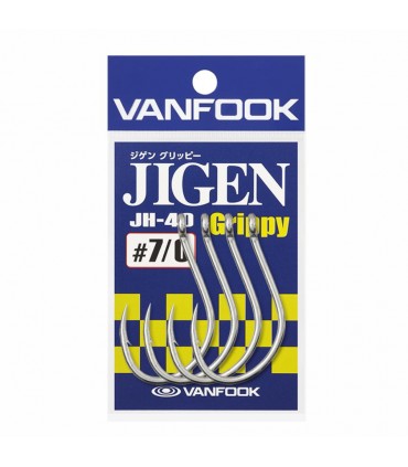 Vanfook Anzuelo Jigen Grippy JH-40 Silver varias medidas