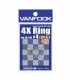 Vanfook Anilla Split 4x Ring Silver AR-75S varias unidades