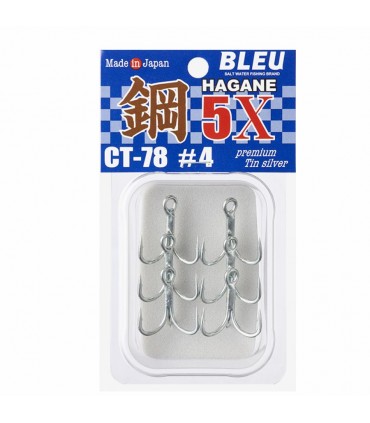 Vanfook Anzuelo triple Treble Hook Super Heavy CT-78 Silver varias medidas