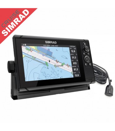 Tube GPS Simrad Croisière 9" avec transducteur 83/200 XDCR 000-15000-001