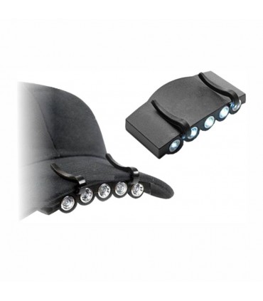 Linterna led para gorra pila no incluida