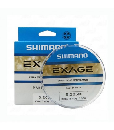 Bobina Shimano Exage 300mètres dégagent diverses mesures