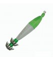 Jibionera tecido verde branco 9cm