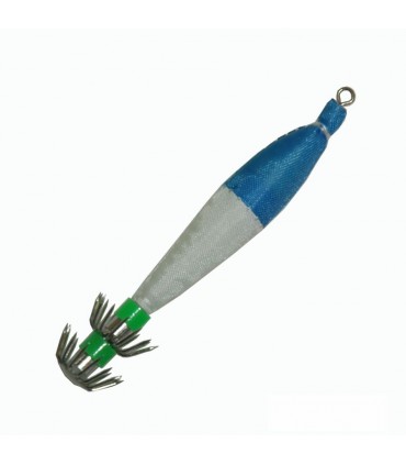 Jibionera tecido azul branco 9cm