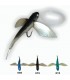 Lure Flying 22cm mounted various colors