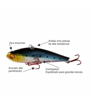 Ketzho Vibra Vivbra Bass SK 90mm-35g