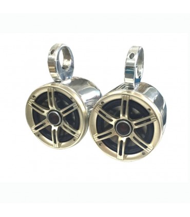 Paire d'enceintes marines en aluminium T-Top
