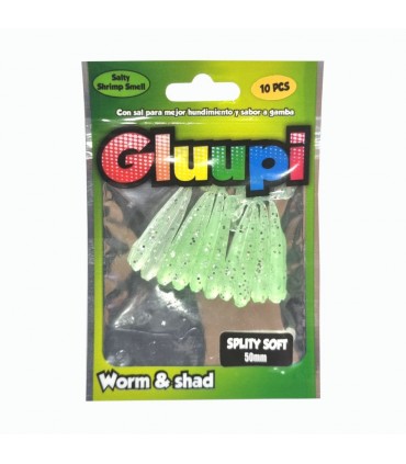 Vinilo Gluupi Splity soft 50mm Pack 10 Unidades