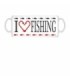 Mug blanc I Love Fishing blanc