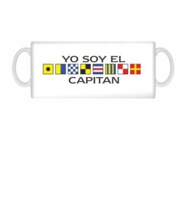 Mug blanc je suis le capitaine