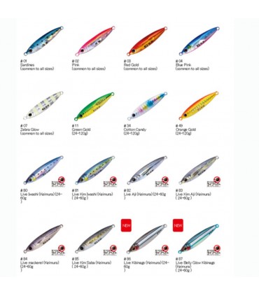 Jig per tungsteno grande artigianato 80gr colori diversi