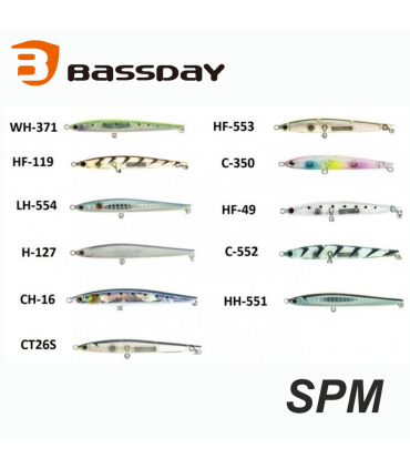 Slider pencil bassday spm 90mm 9.6gr colors several