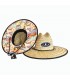 Chapéu popurri surf oco palha oceano adulto T58