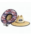 Sombrero Ocean Straw Hollow Canary Fish  Adulto T58