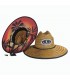 Chapeau Ocean Paille Waikiki Mat Marron Adulte T58