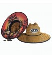 Chapeau Ocean Paille Waikiki Mat Marron Adulte T58