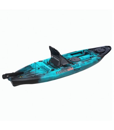 Pescador de caiaque 11 longo 3.11m largo 0.85m azul preto