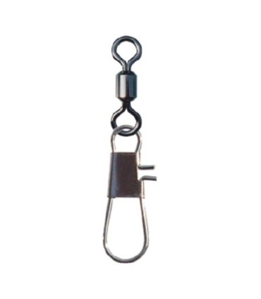Swivel rolling swivel with black interlock