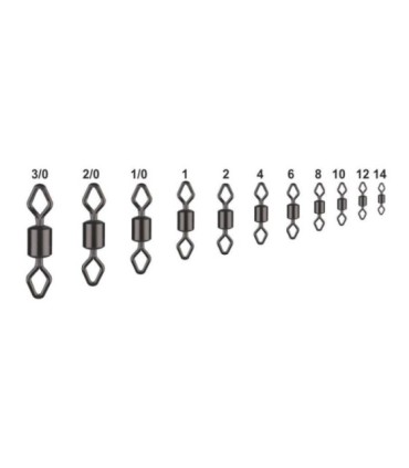 Black Rolling eye swivel swivel