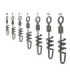 Emerillon giratorio Screw Rolling imperdible color negro