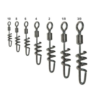 Emerillon giratorio Screw Rolling imperdible color negro