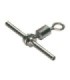 Swivel Rolling Swivel Rivet Nickel Color