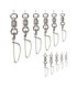 Fisherpro Tuna swivel swivel with stainless safety pin
