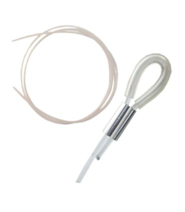 Transparent tube thimble protector