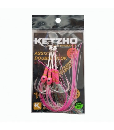 Pike Assist gancio doppio rosa 2 unità