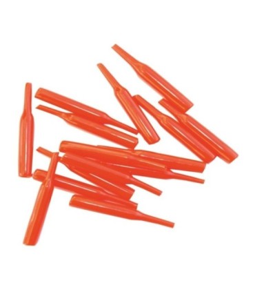 Tubo vermelho de silicone S 35,0x4,25x3,0 embalagem 15 unidades