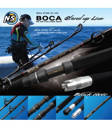 Canne Black Hole Standup Live Boca 40-120Lb 1,83m