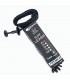 Leash Bodyboard Sicherheit Biceps Double Swivel+Plug Black 4' - 7mm