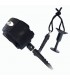 Sécurité de la bande Bodyboard Biceps double pivotant+ Plug noir 4' - 7mm