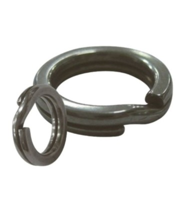 Anello diviso HDB Acciaio inossidabile super resistente nero