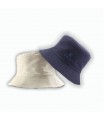 Sombrero pescador reversible Ocean 58 Azul Marino/Hueso
