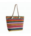 Bolsa de praia Ocean Beach Rainbow Canvas 40x35cm