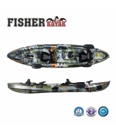 KAYAK TANDEM 12F lang 3.70m Breite 0.86m