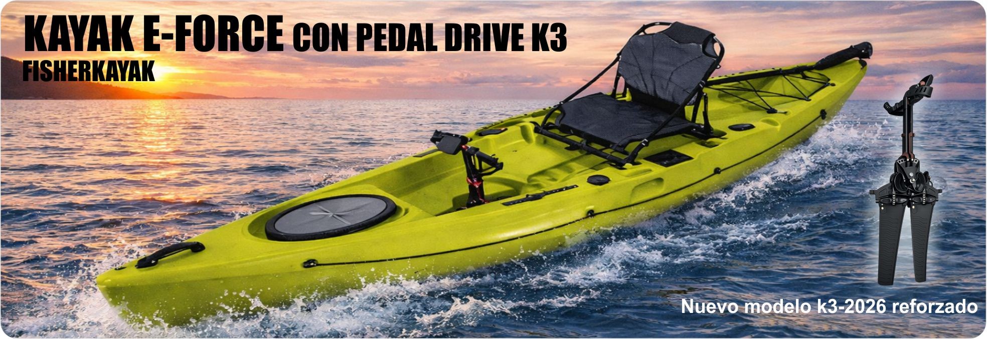 Kayak E-Force aletas